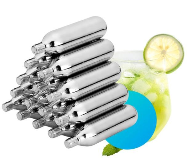 Food Grade Clean CO 2 kaasupullot 12 Gram Soda Maker Koneet