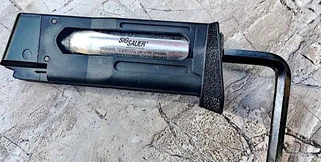 Metsästyspatruuna CO2-kaasupulloja 12 grammaa metalliterästä